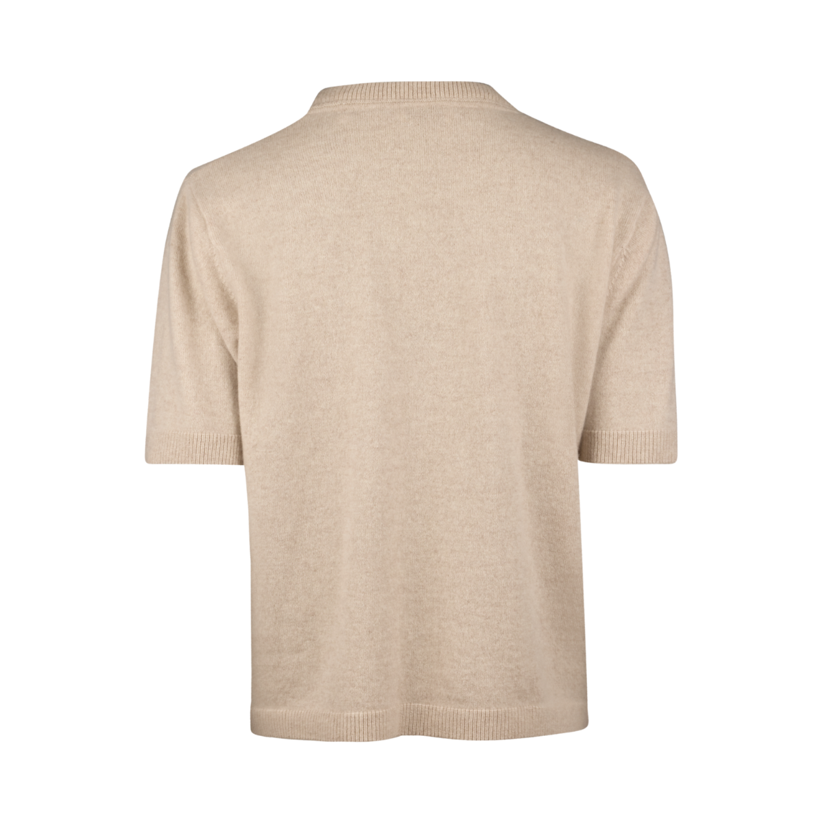 Janet Short Sleeve Knit - Beige