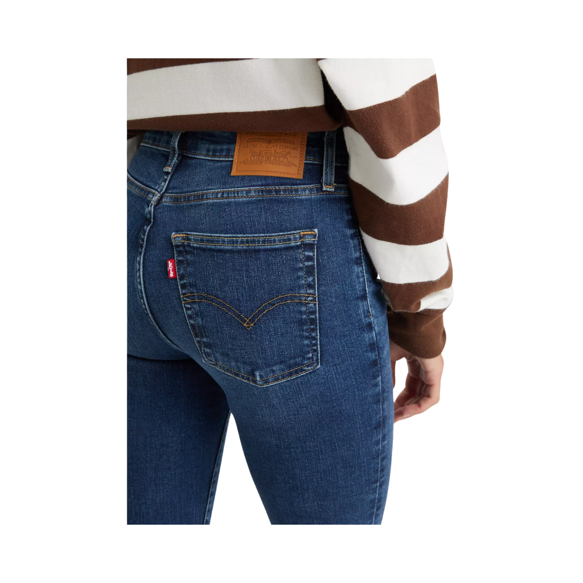 721 High Rise Skinny - Blue Wave Dark