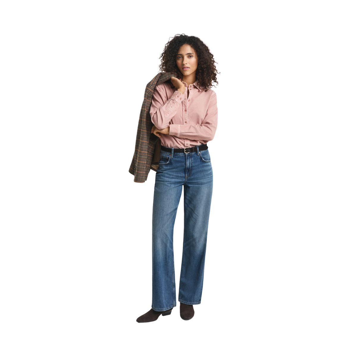 Reg Cord Shirt - Dusty Rose
