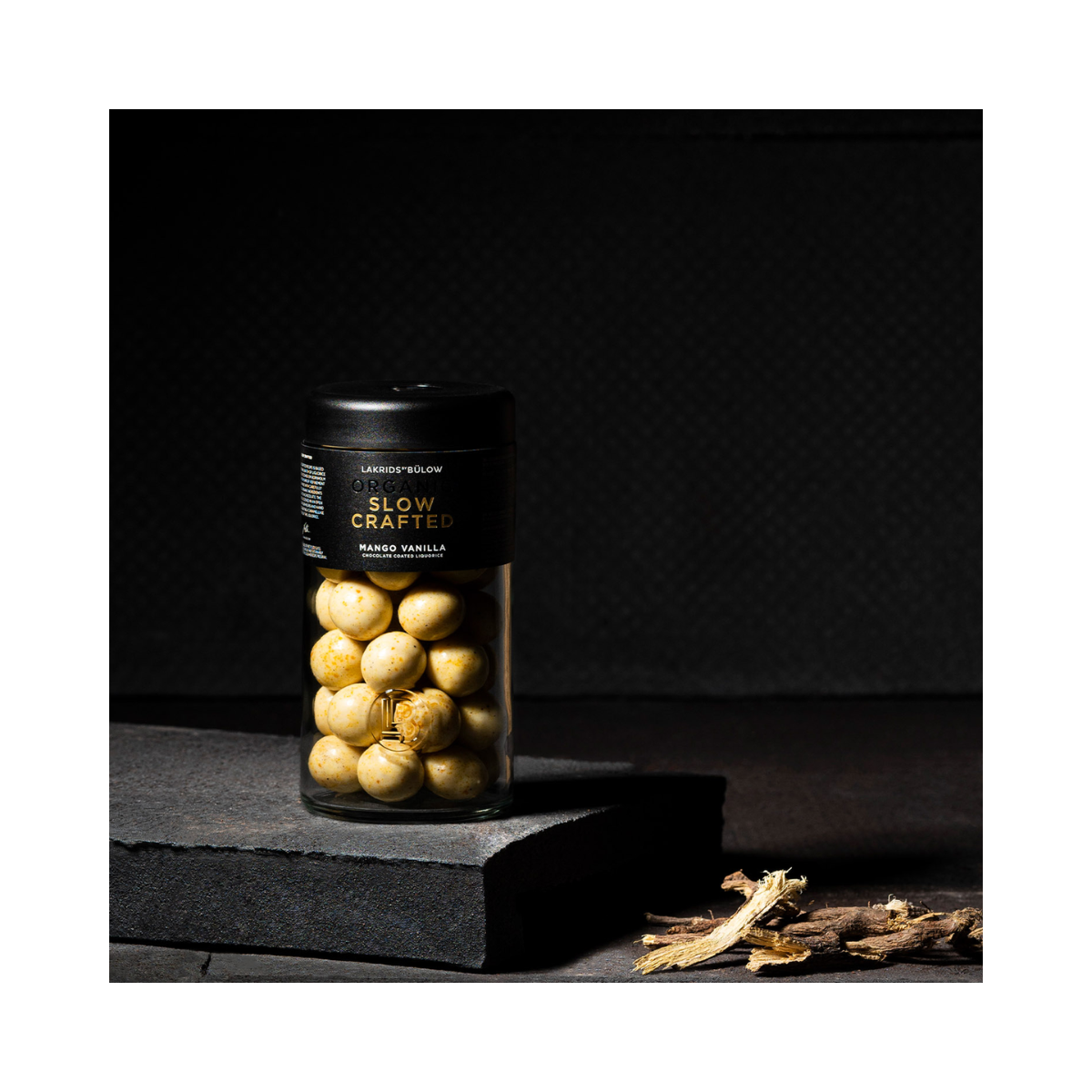 Chocolate Coated Liquorice - Mango Vanilla