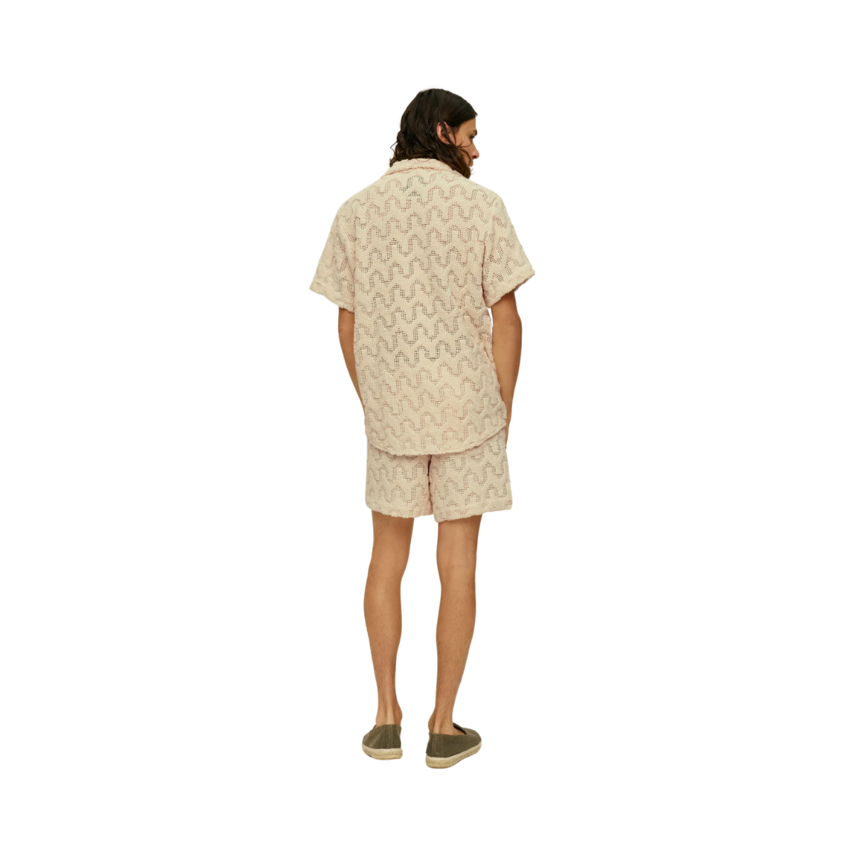 Atlas Cuba Crochet Shirt - Beige