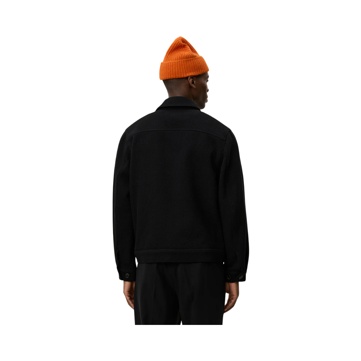 Nash Twill Wool Jacket - Black
