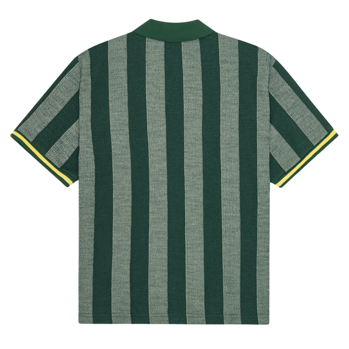 Stripe Jacquard Football Jersey - Pine Green