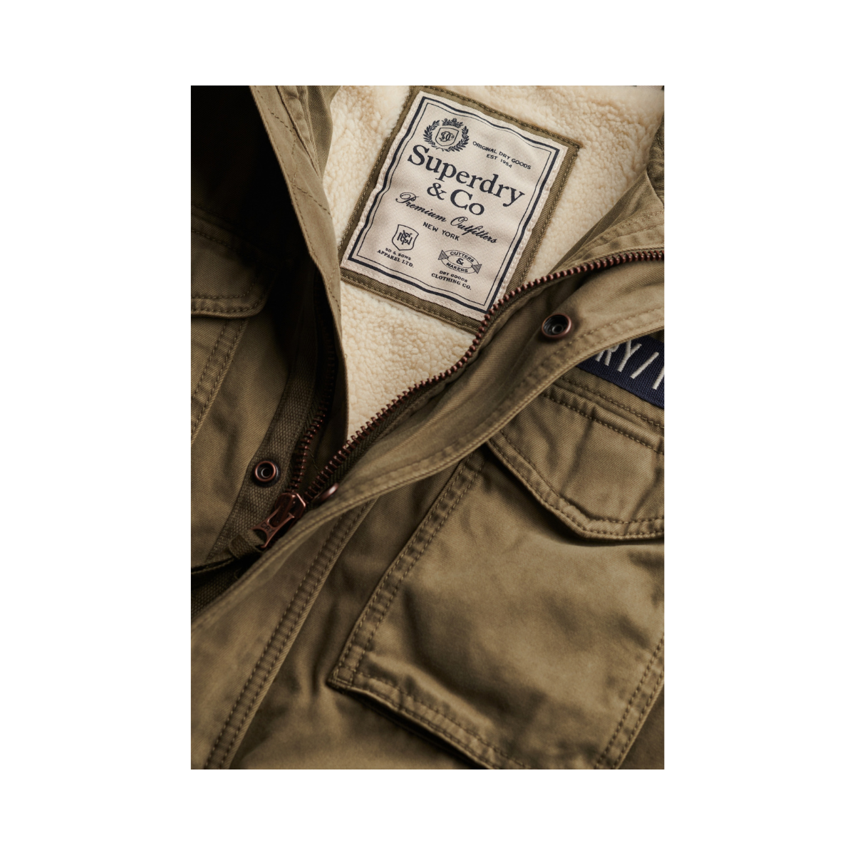 Military Borg M65 Jkt - GVK Washed Khaki