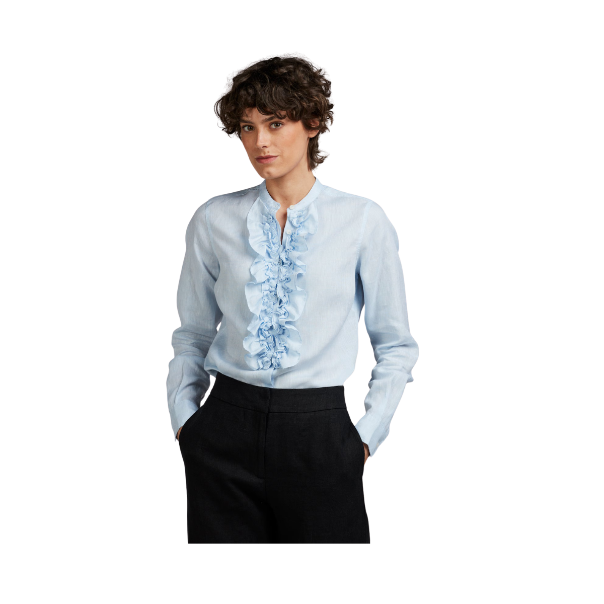 Hillary Blouse - Light Blue