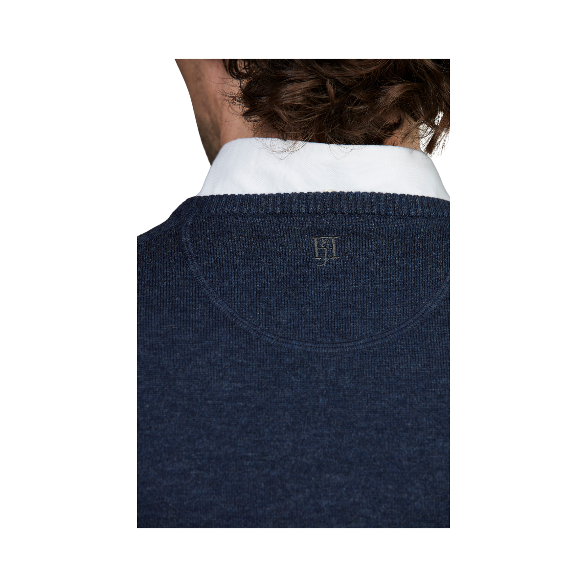 Crew Neck Sweater - Dark Blue