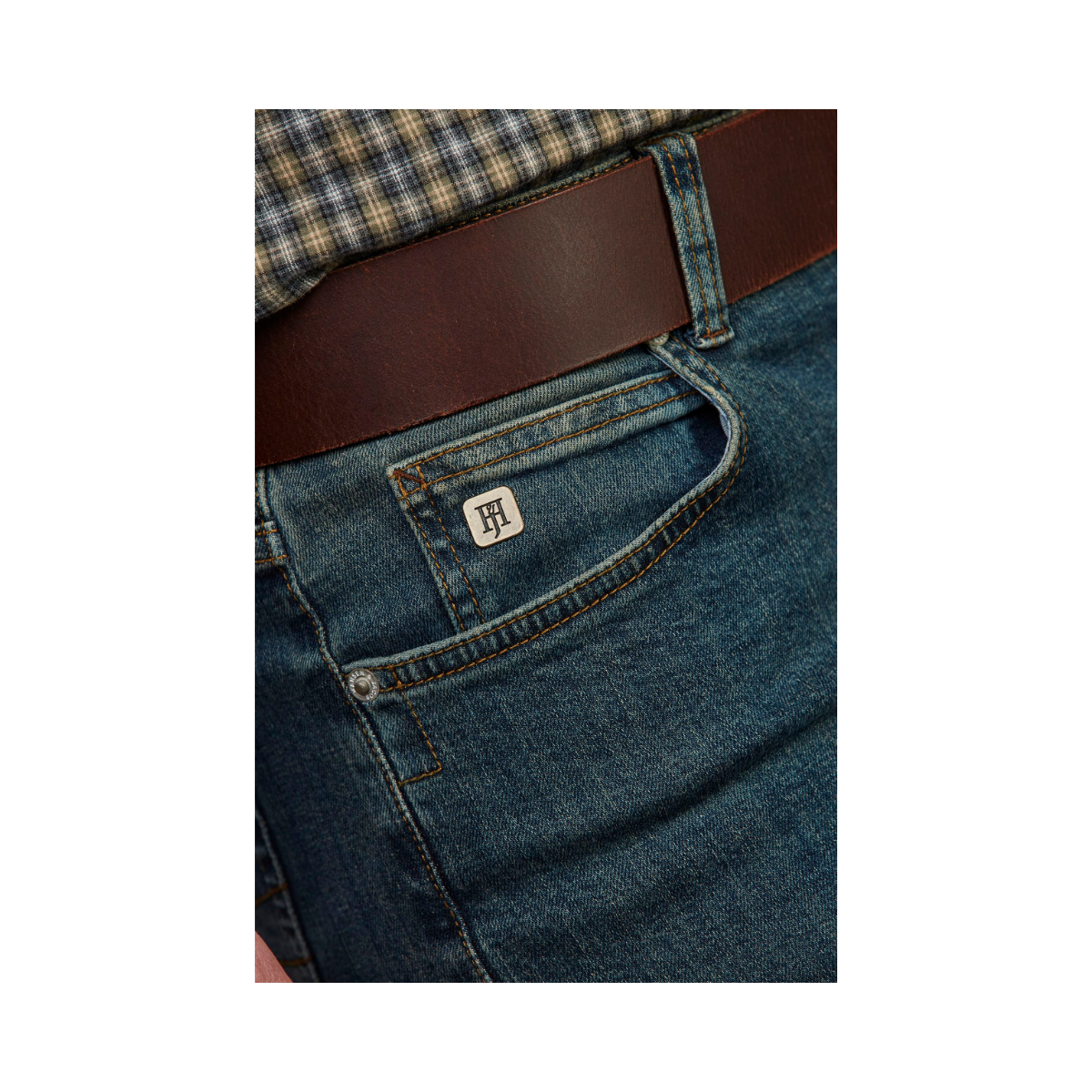 5-Pkt Cape Town Denim Tinted - Blue