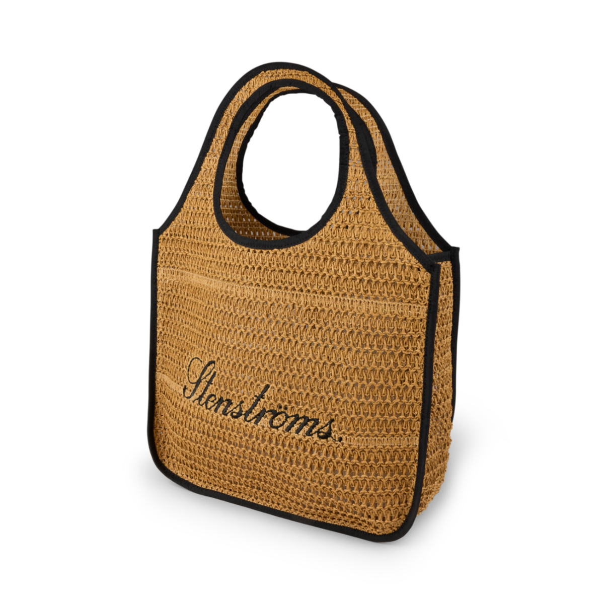 Straw Bag - Dark brown