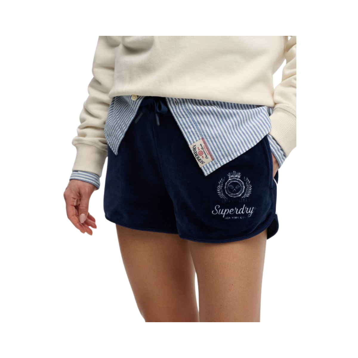 Country Club Velour Shorts - Eclipse Navy