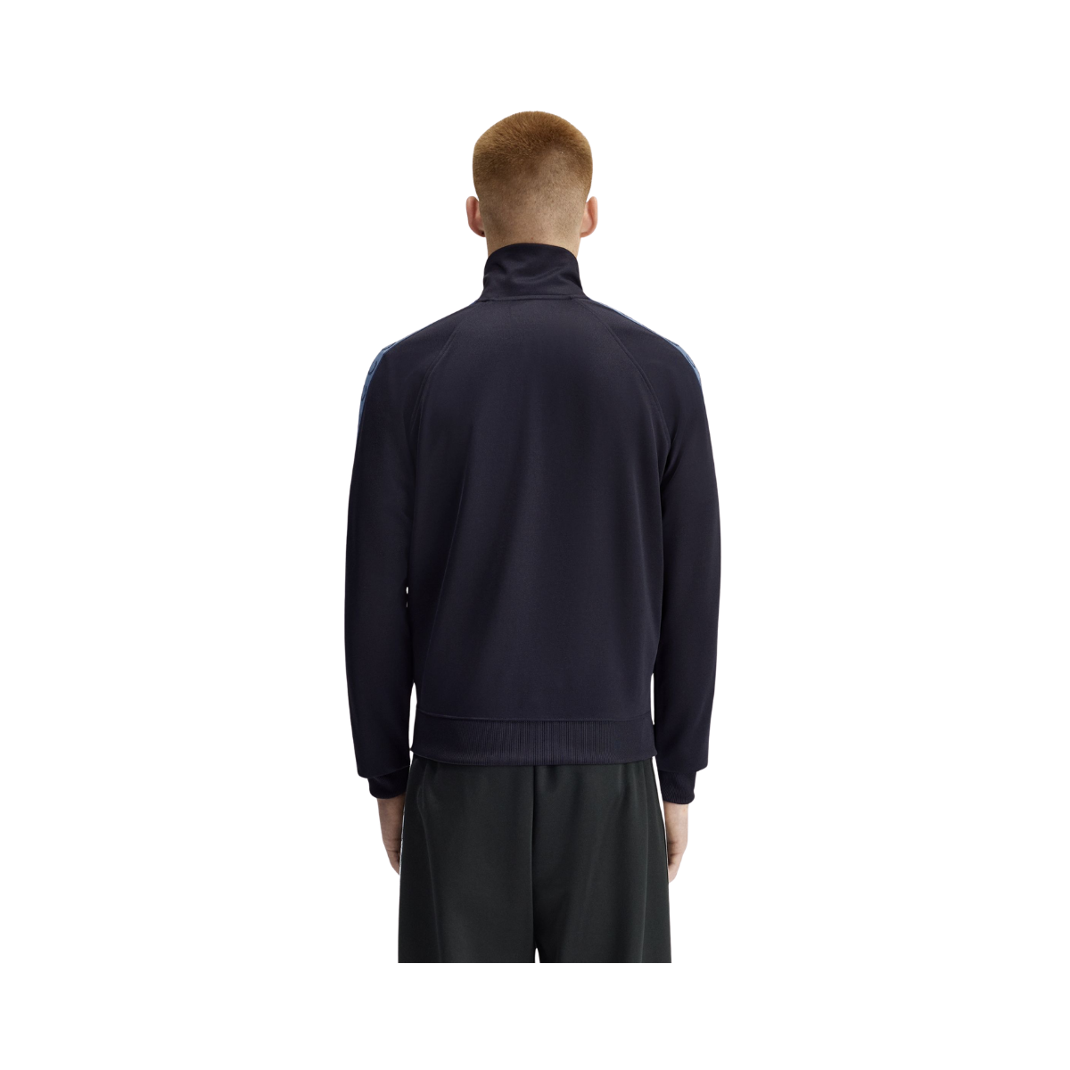 Contrast Tape Track Jacket - Navy