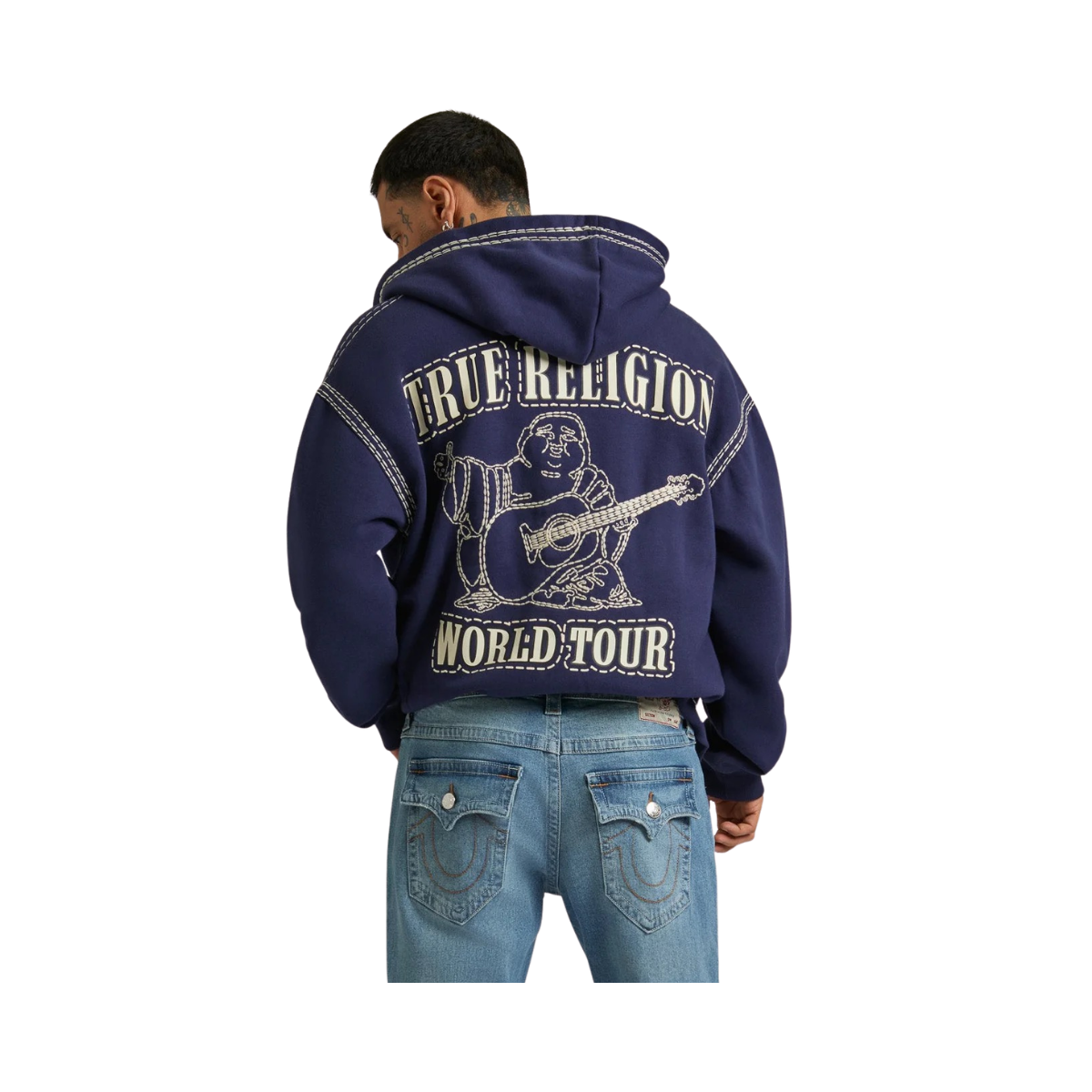 Super Boxy Zip Up Hoodie - Eclipse