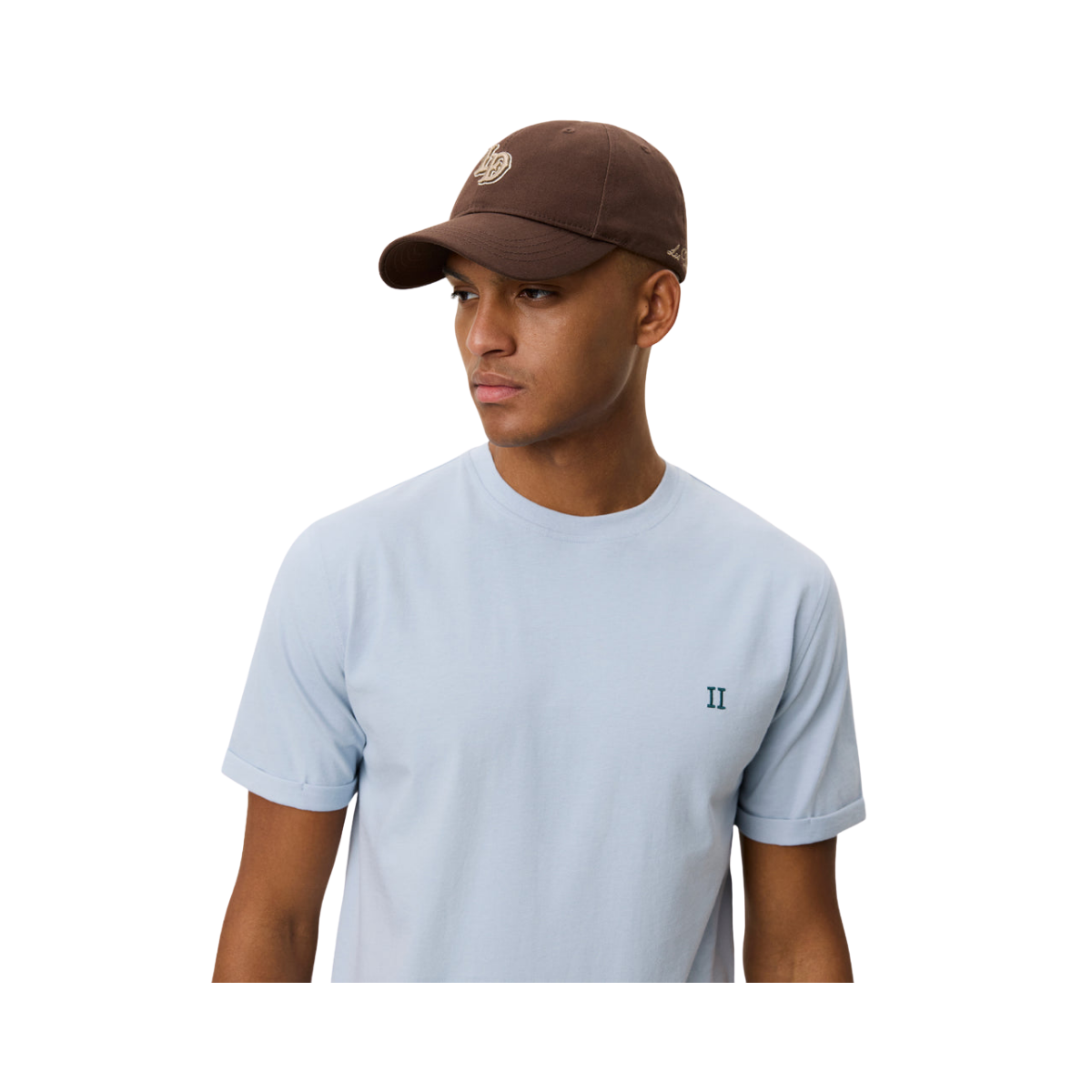 Norregaard Contrast T-Shirt - 435 Blue Fog