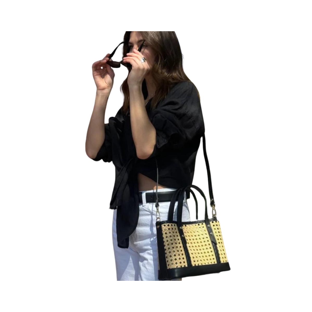 Straw black Mini - Black