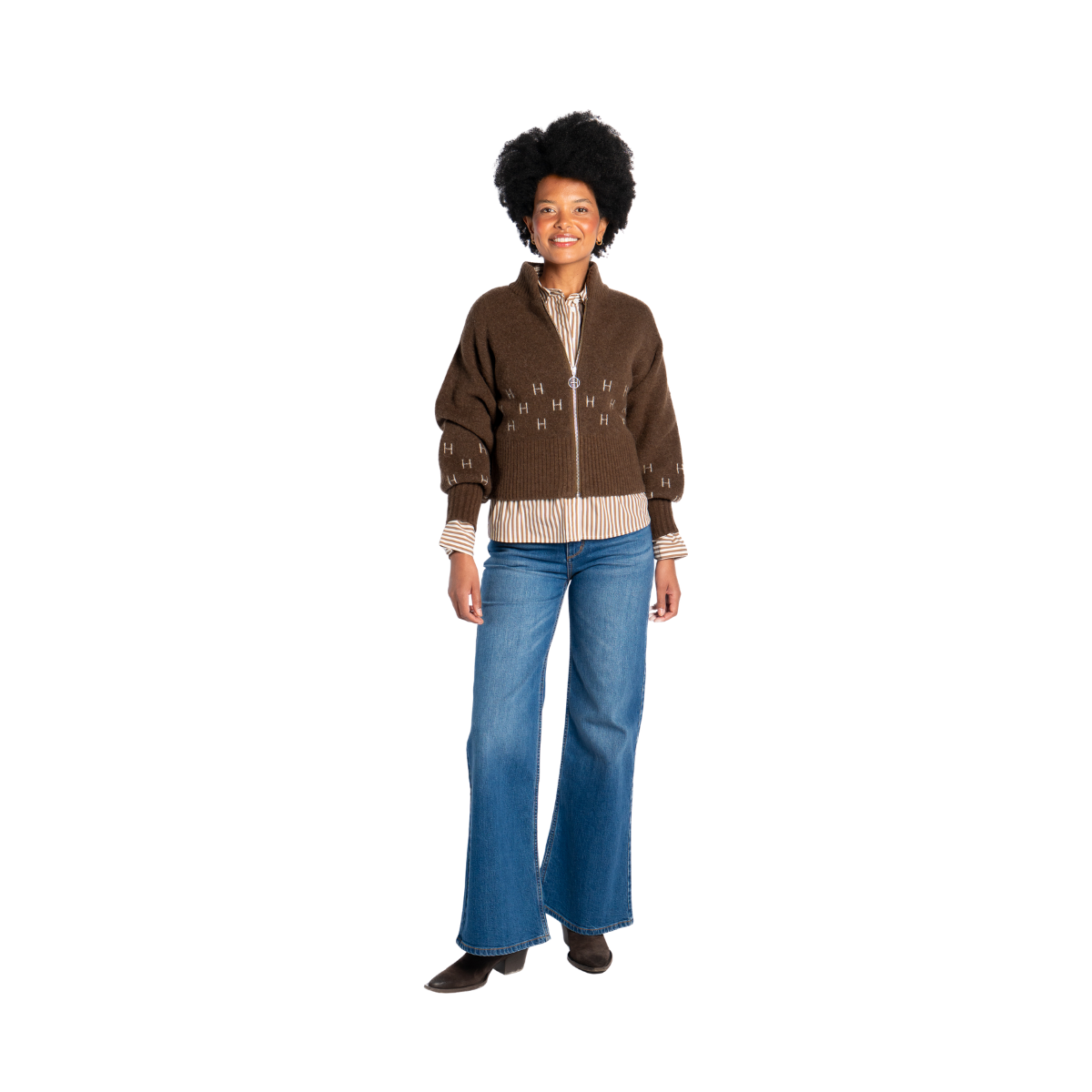 Märtha Short Jacket - Dark Earth