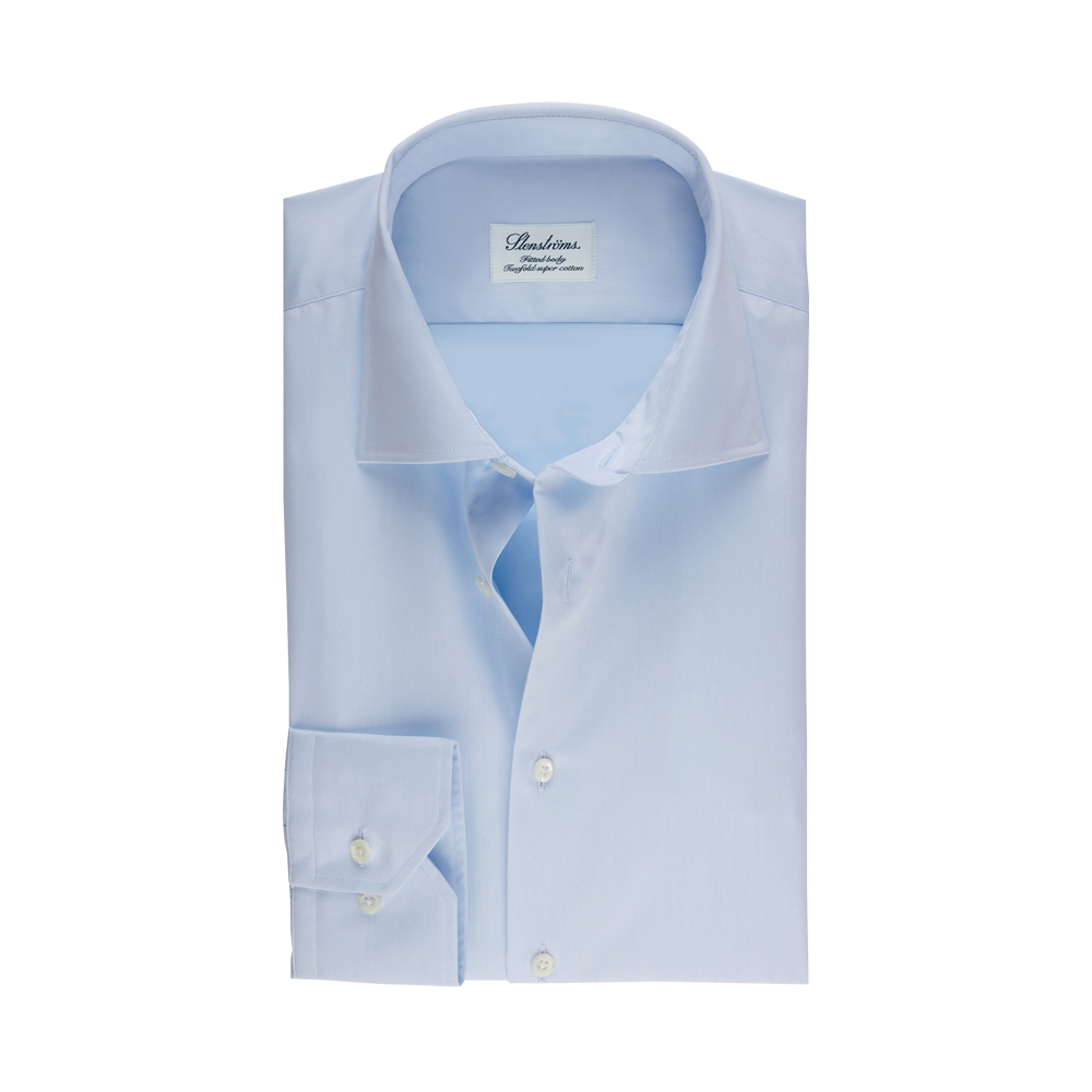 Fitted Body Shirt - Blue