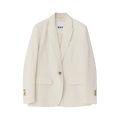 Hector Classic Gabardine Blazer - Ivory Shade