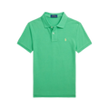 Custom Slim Fit Mesh Polo Shirt - Green