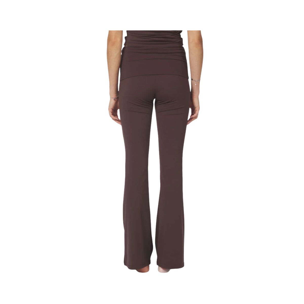 Ulianna Leggings Pants - Chocolate Brown