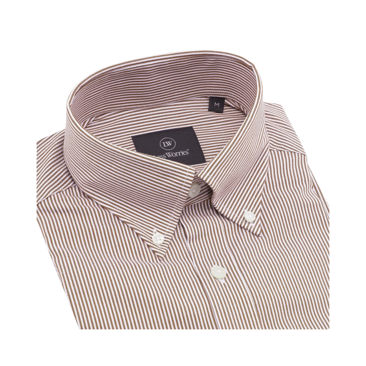 Pinstripe Shirt - Brick