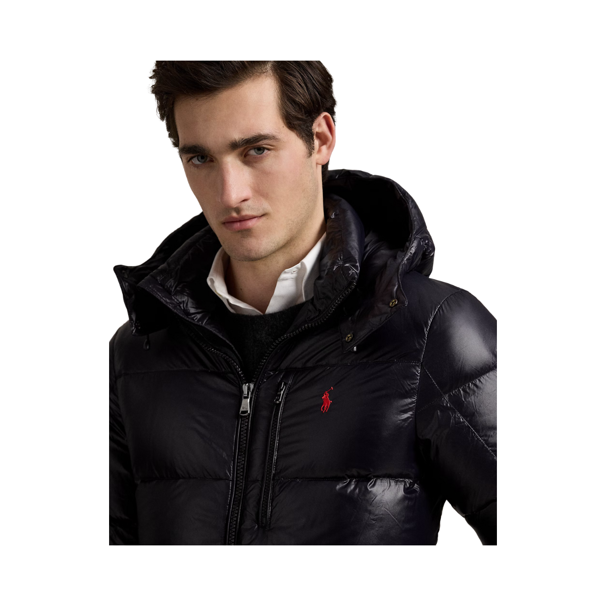 Insulated Bomber Jacket - Polo Black Glossy