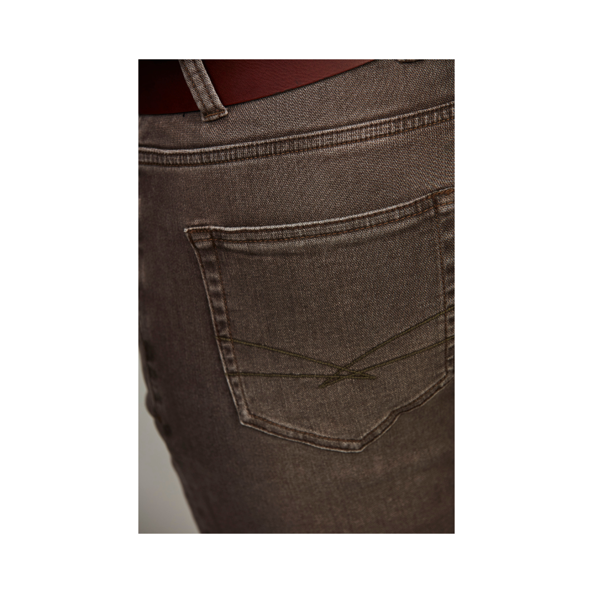 5-Pkt Cape Town Brown Denim - Brown