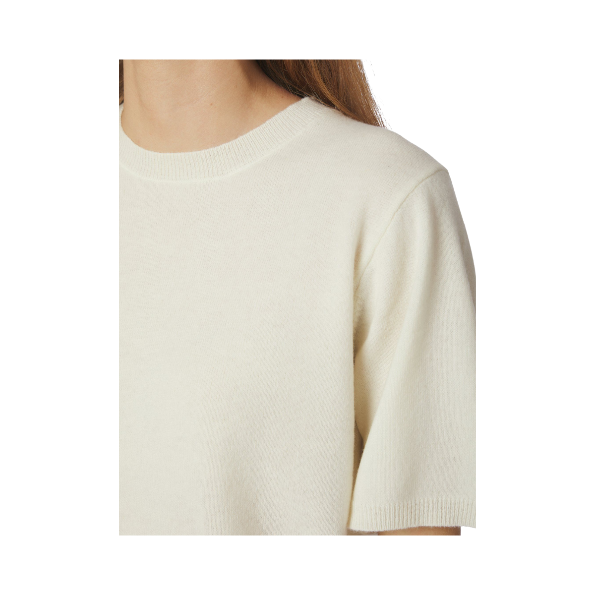 Missy Knit Tee - Creme