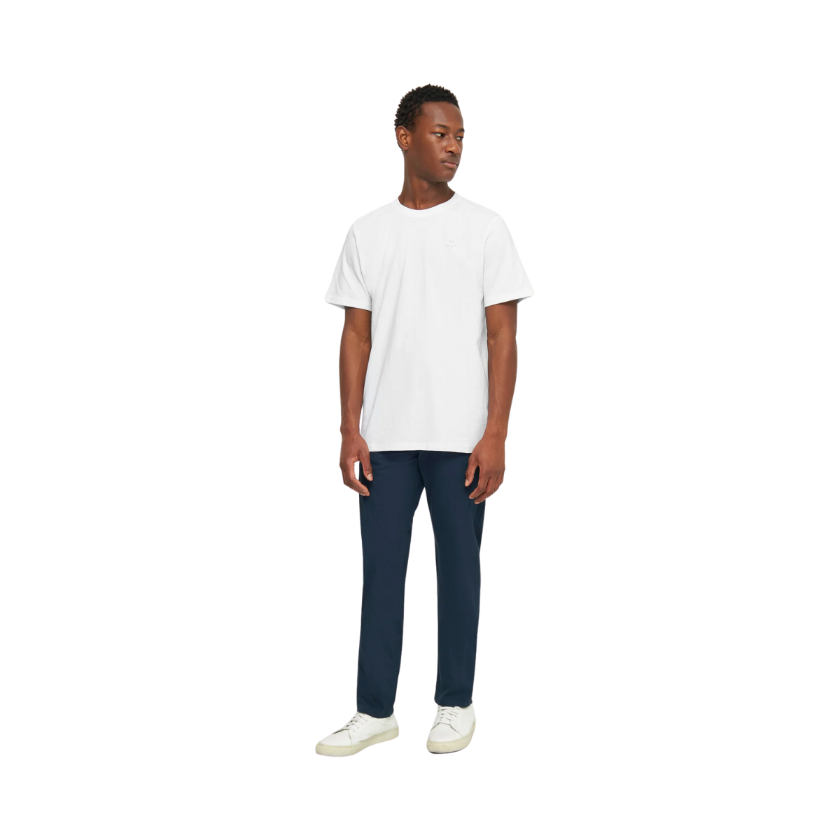 Loke Badge tee - Bright White