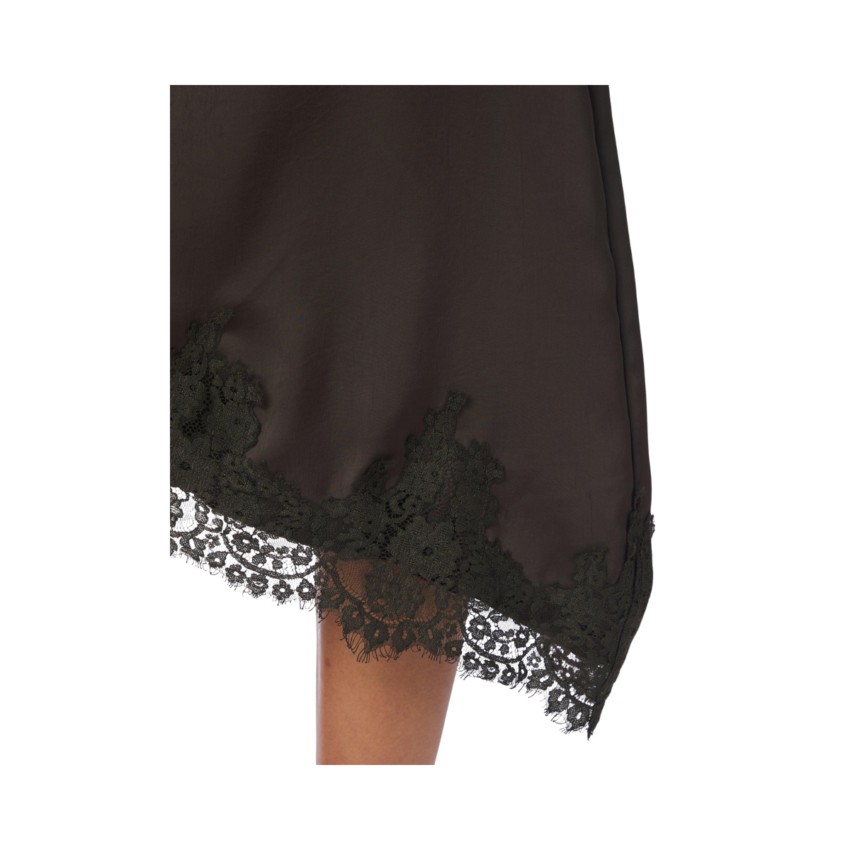 Fiora Lace Skirt - Dark Brown