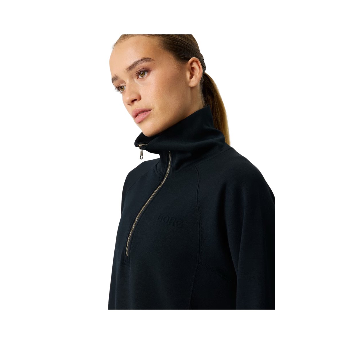 Studio Soft Halfzip Sweatshirt - Black Beauty