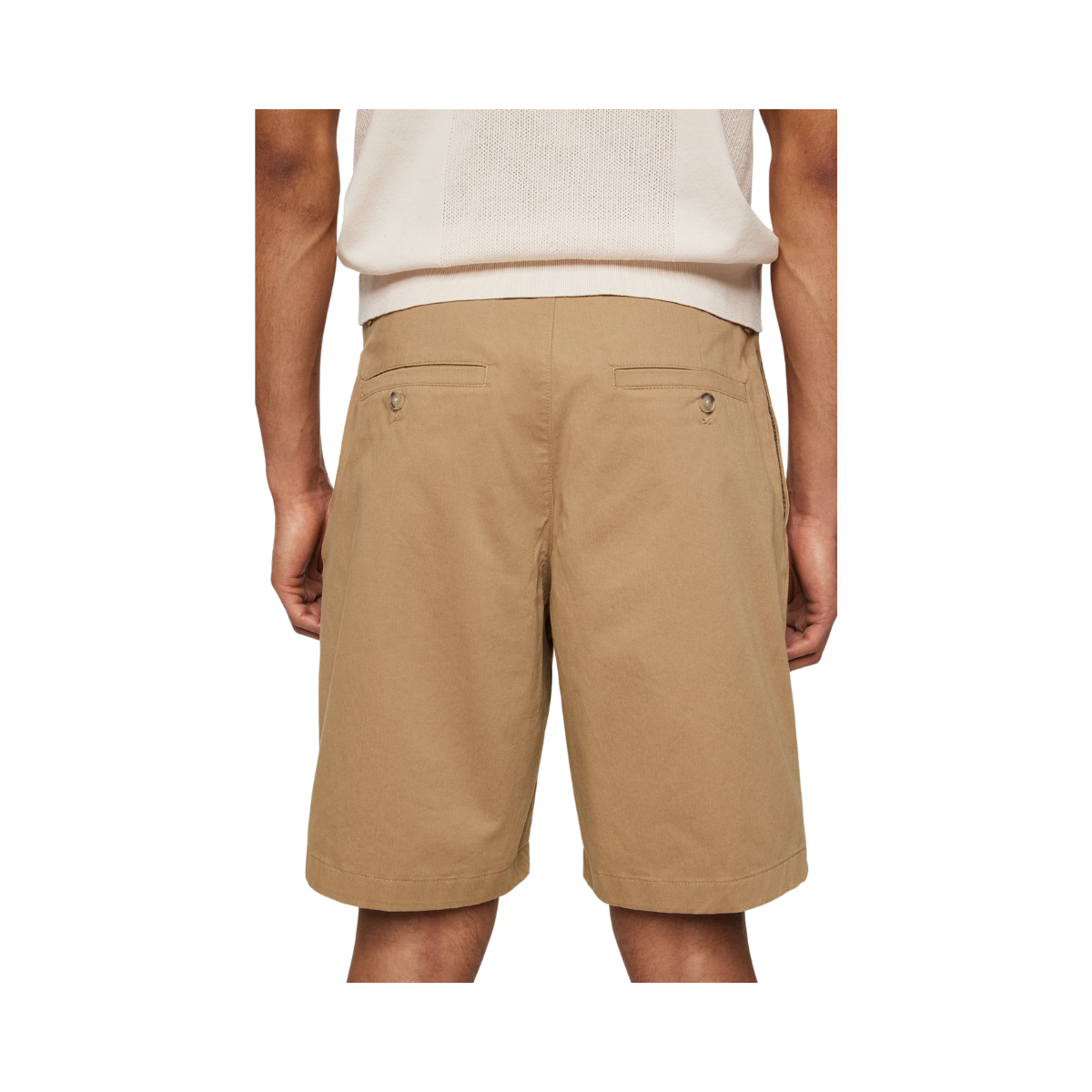 Shane Cloud Satin Shorts - Sepia Tint