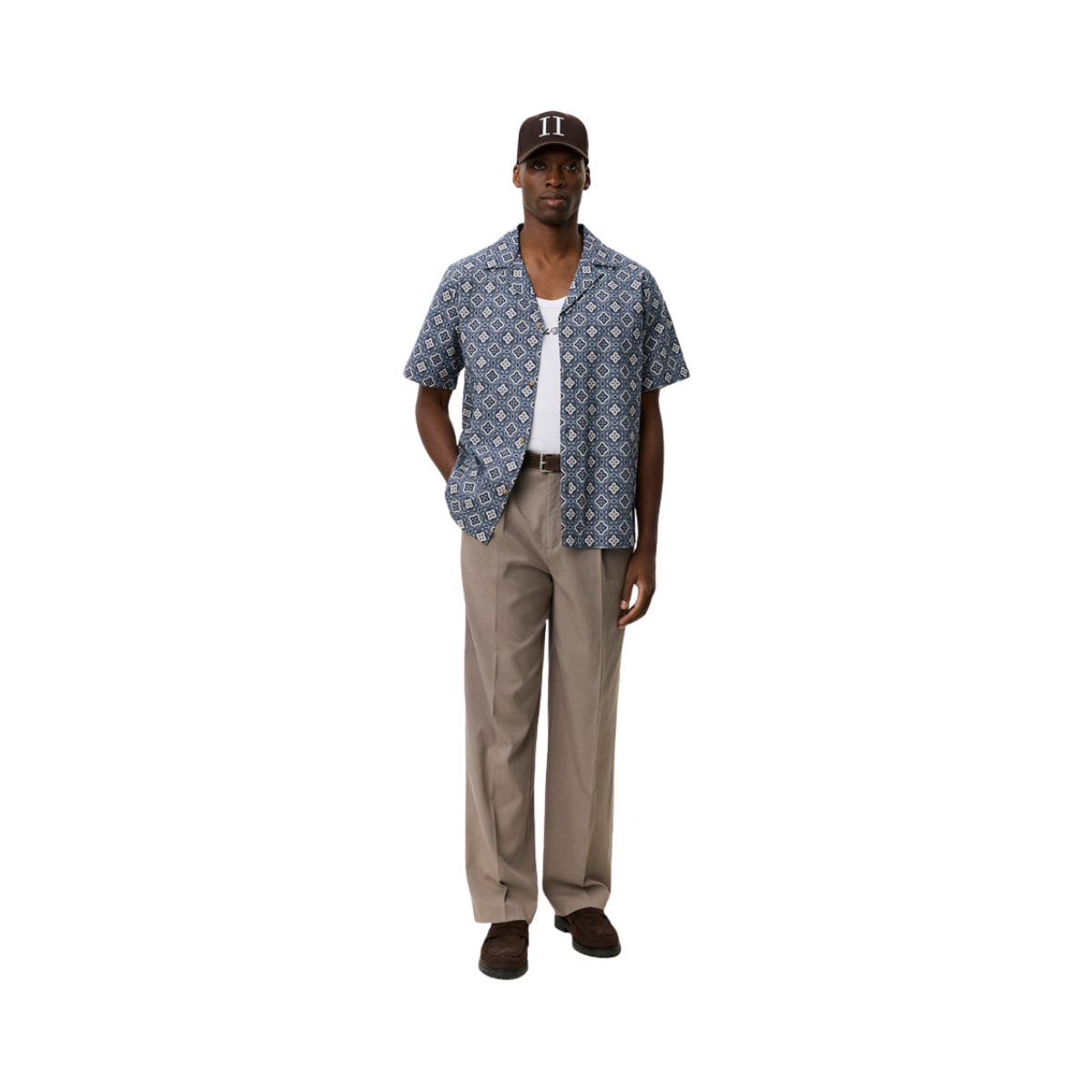 Lukas Arabesque SS Shirt - 435 Blue Fog