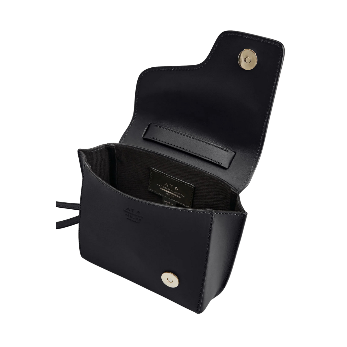 Montalcino Leather Mini Handbag - 900 Black