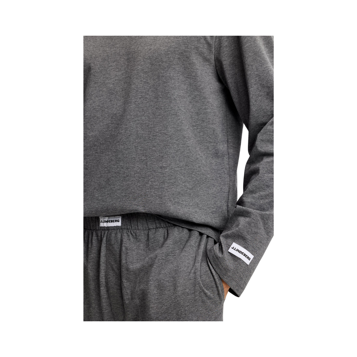 Pierce Pyjama Set - Dark Grey Melange