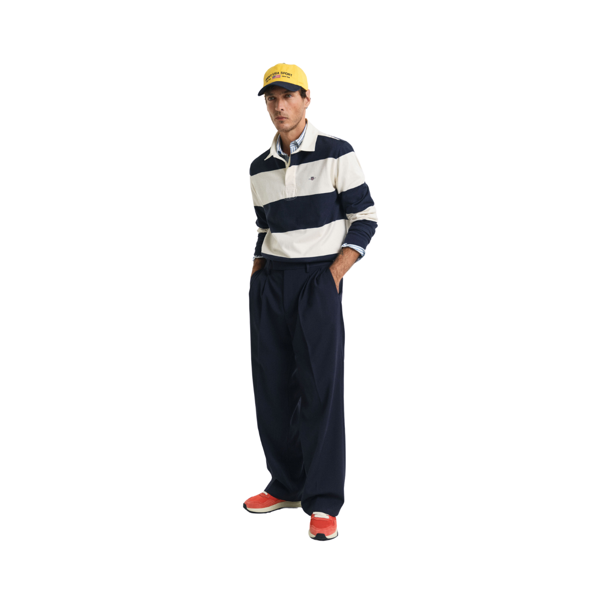 Barstripe Rugger - Evening Blue