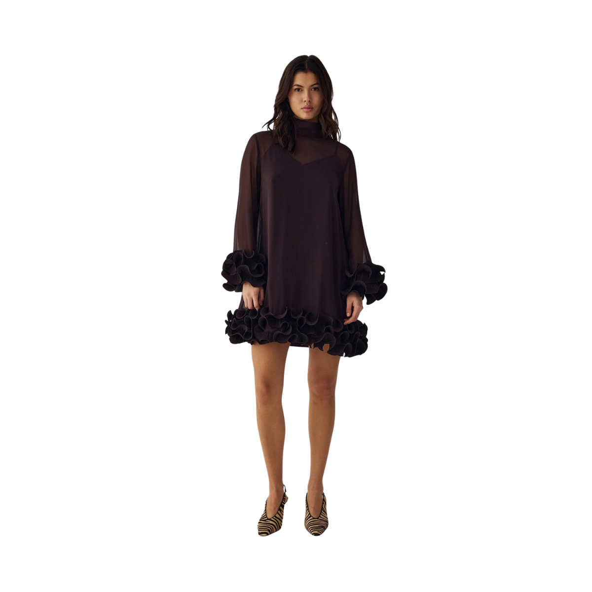 Latania Dress - Chocolate