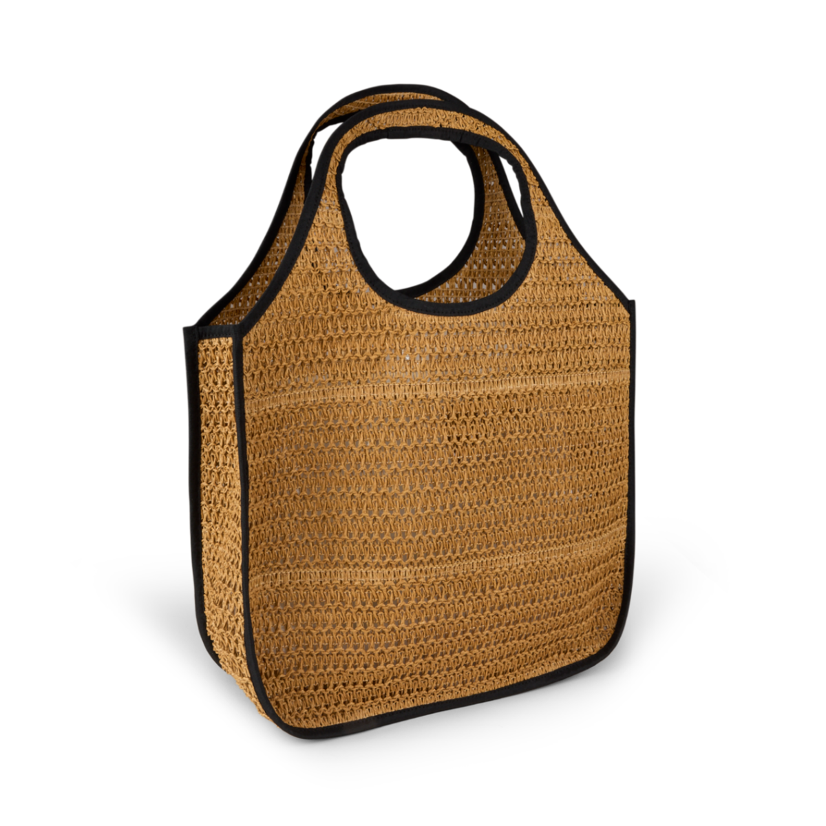 Straw Bag - Dark brown