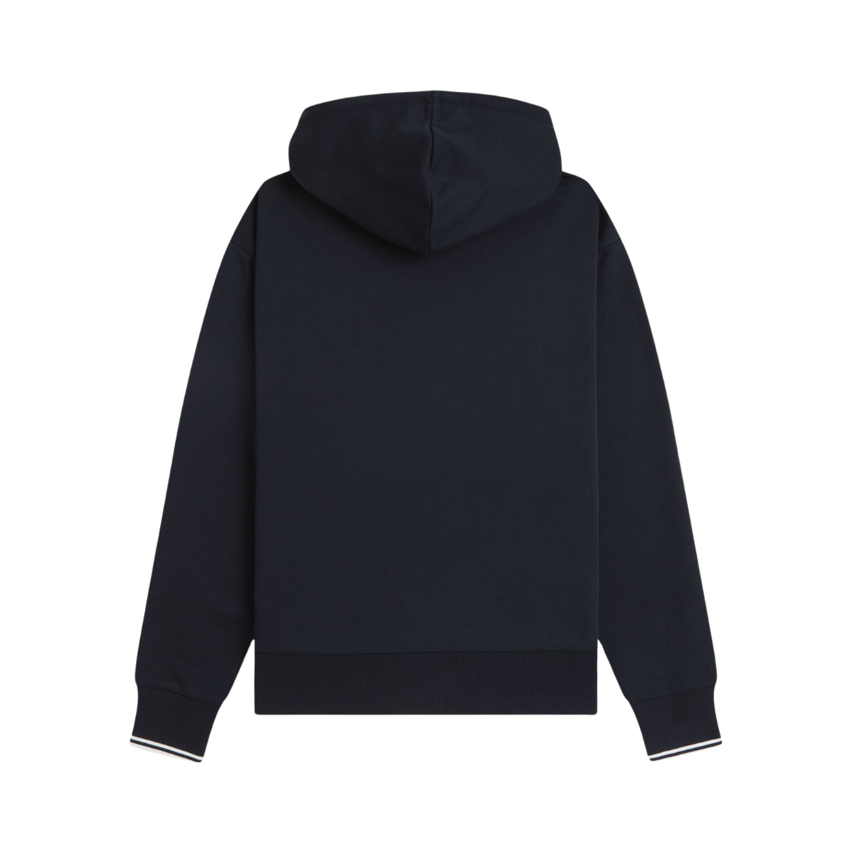 Tipped Hooded Sweatshirt - Navy