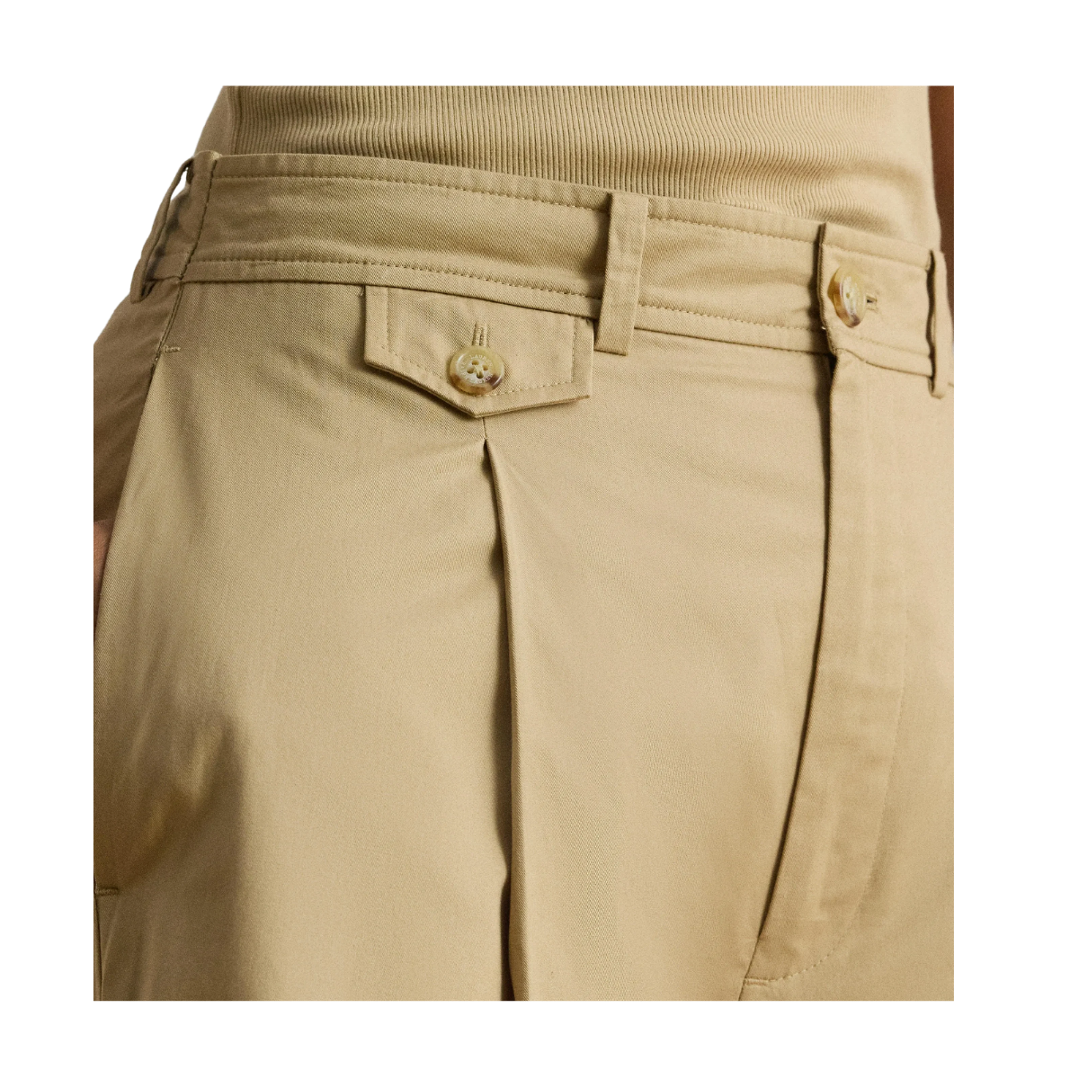 Woven Shorts - BIRCH TAN