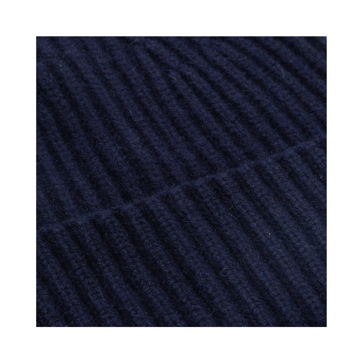 Alba Cashmere Beanie - Navy