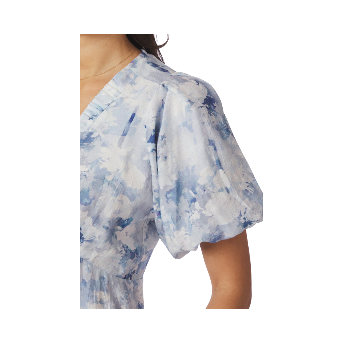 Irina Floral Fusion Blouse - Blue