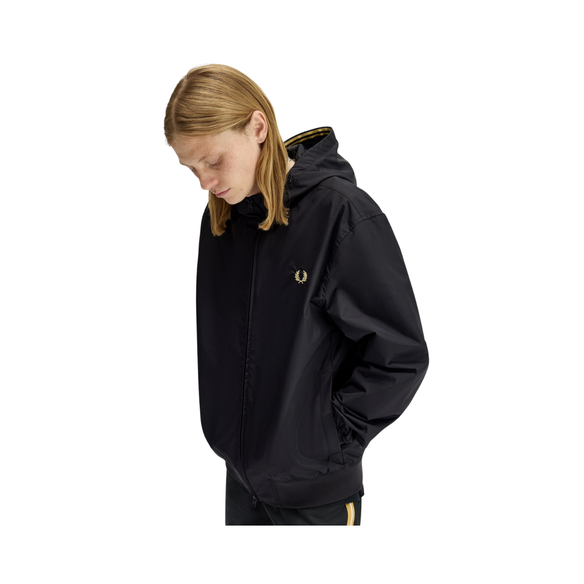 Hooded Brentham Jacket - Black