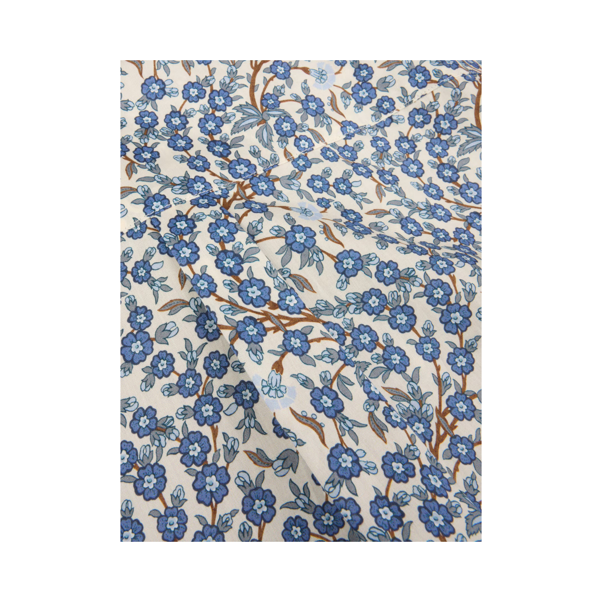 Siri Shirt - Blue Pattern
