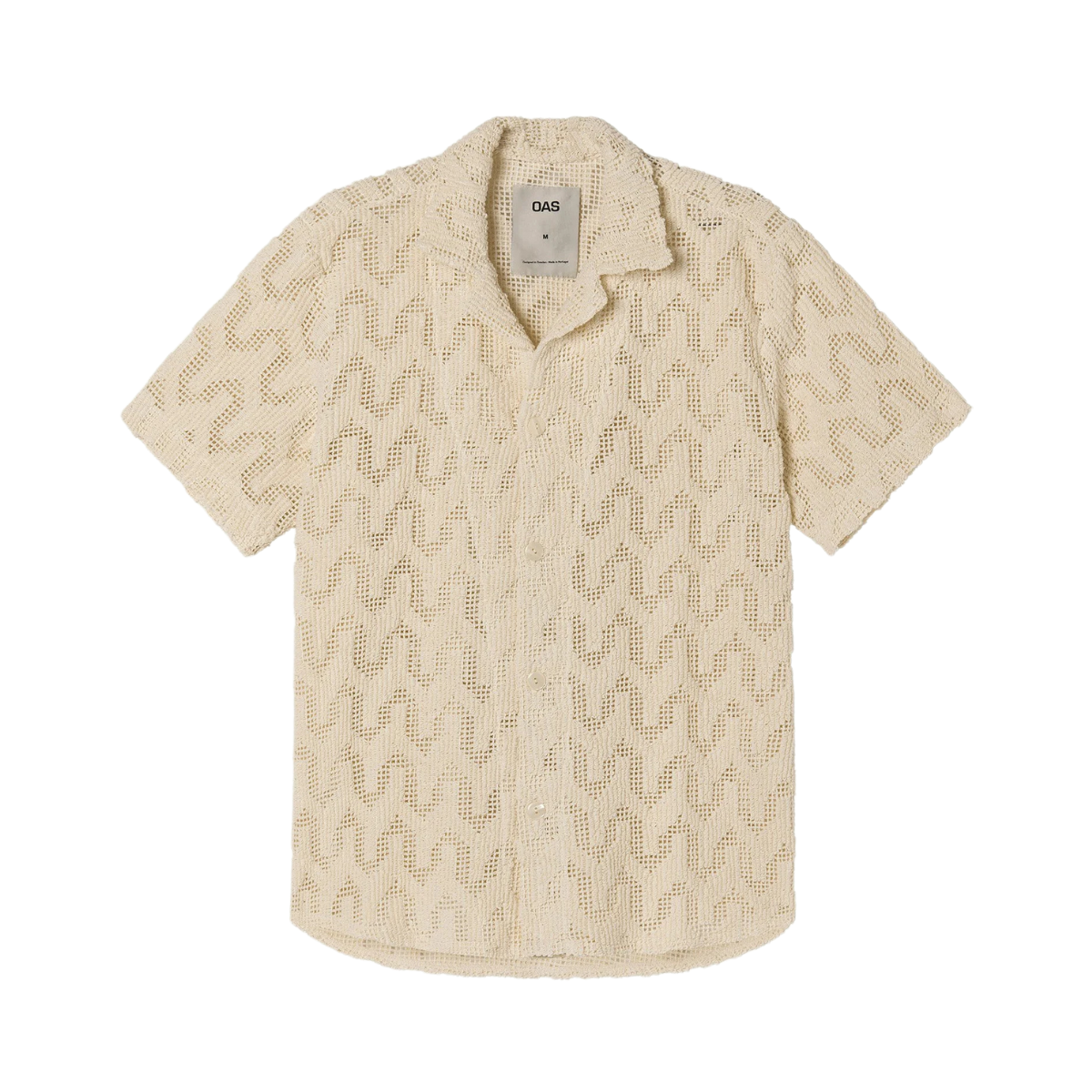 Atlas Cuba Crochet Shirt - Beige