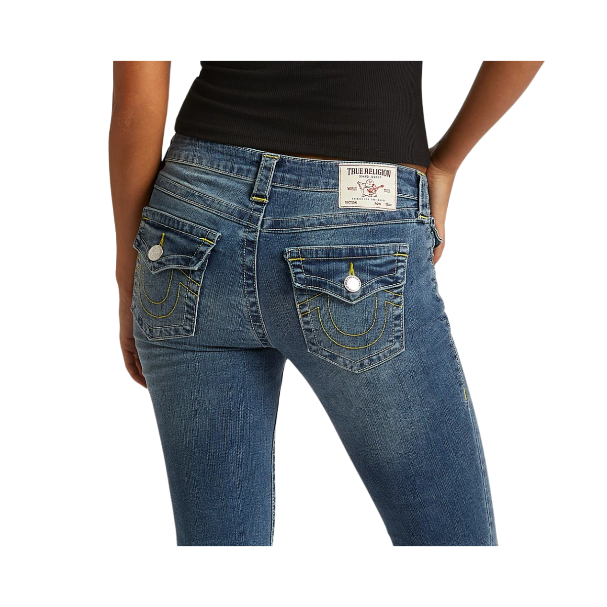 Becca Mid Rise Boot Cut Flap - Arabella