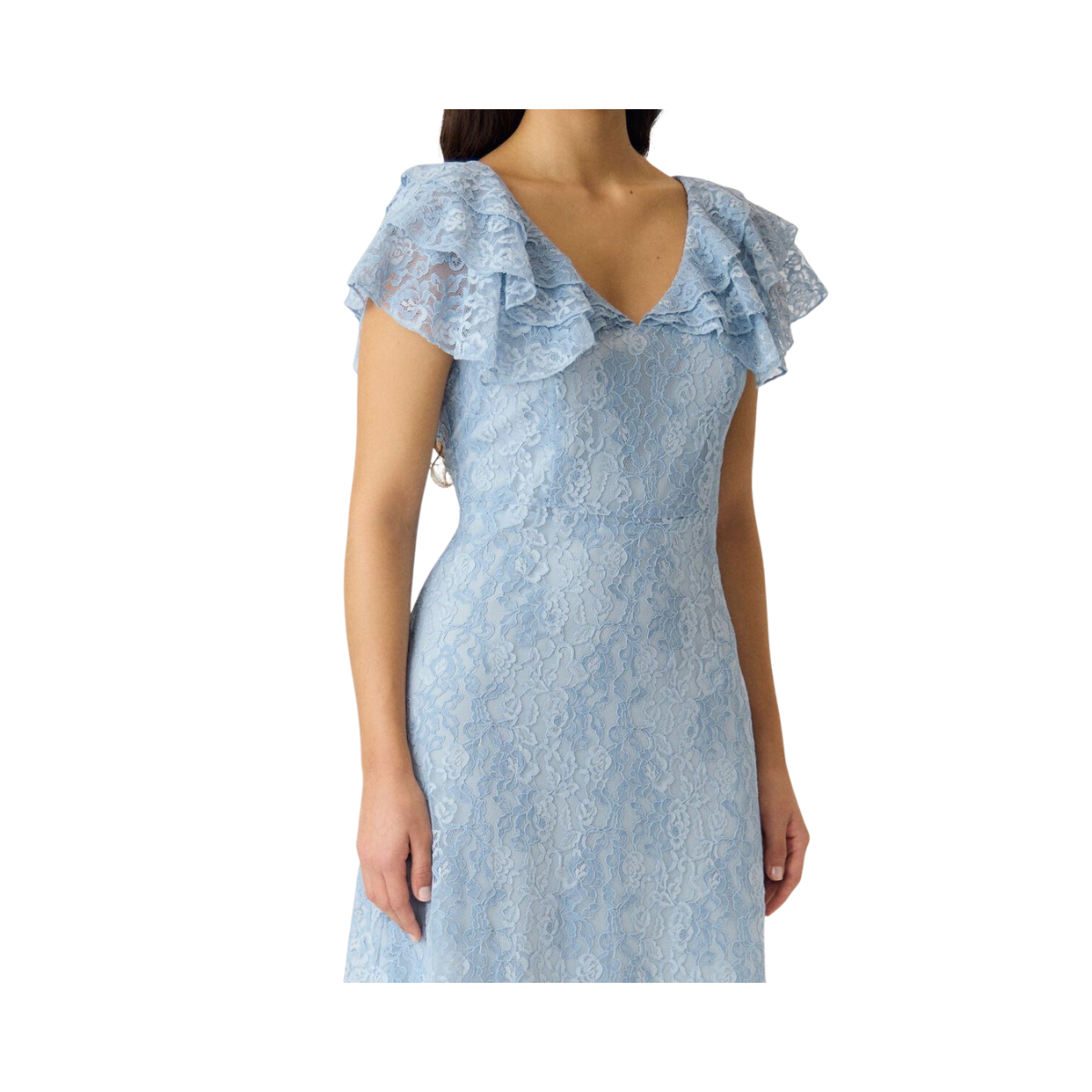 YASLovisa Ankle Lace Dress - Skyway