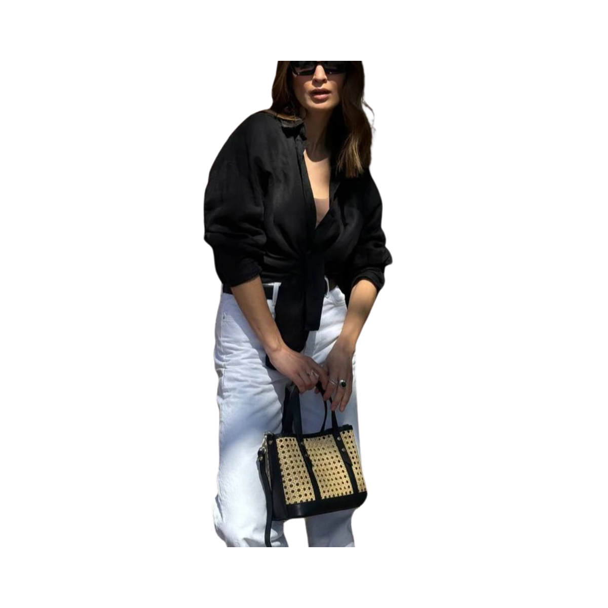 Straw black Mini - Black
