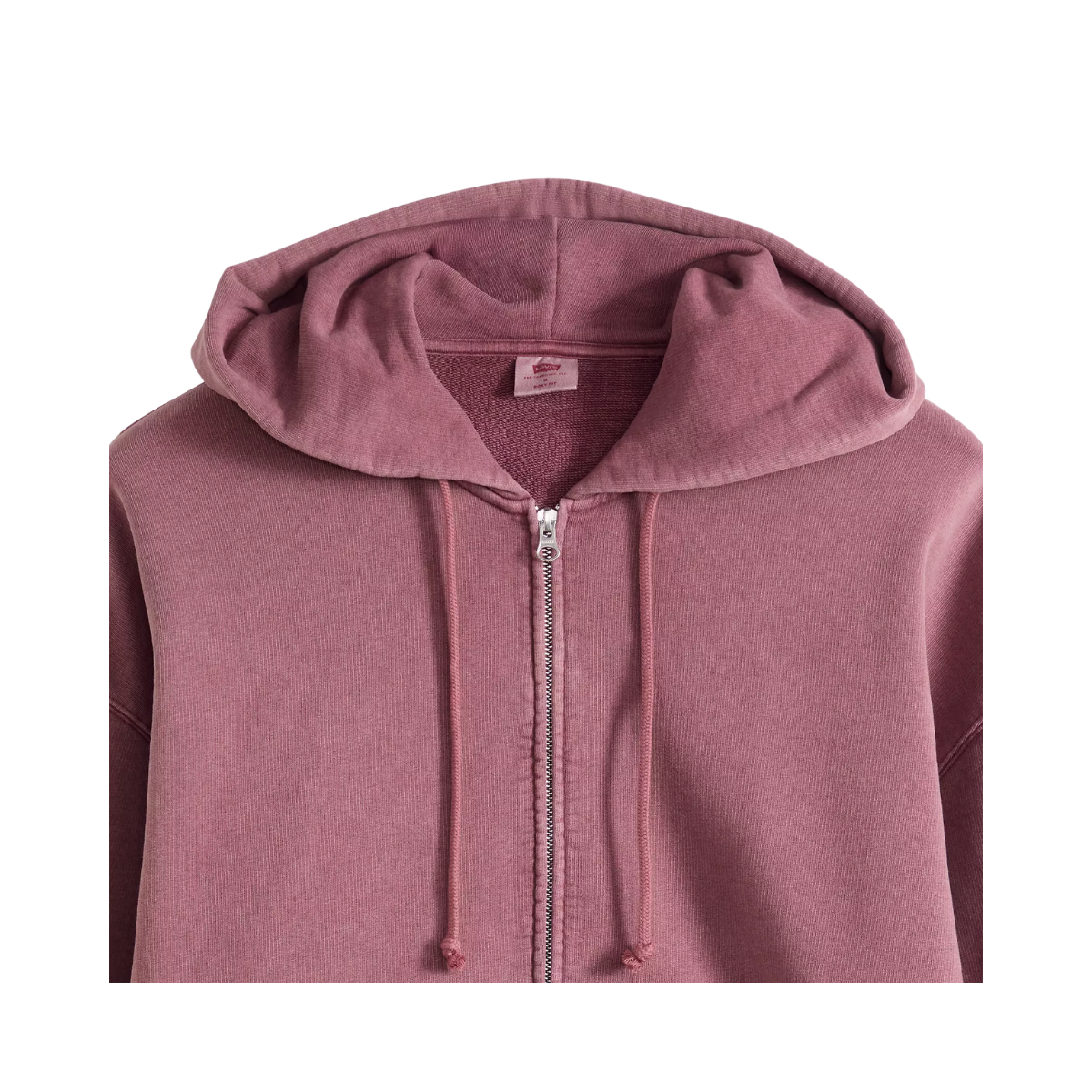 Hayes Boxy Full Zip Sweater - Post-grunge Roan Rouge