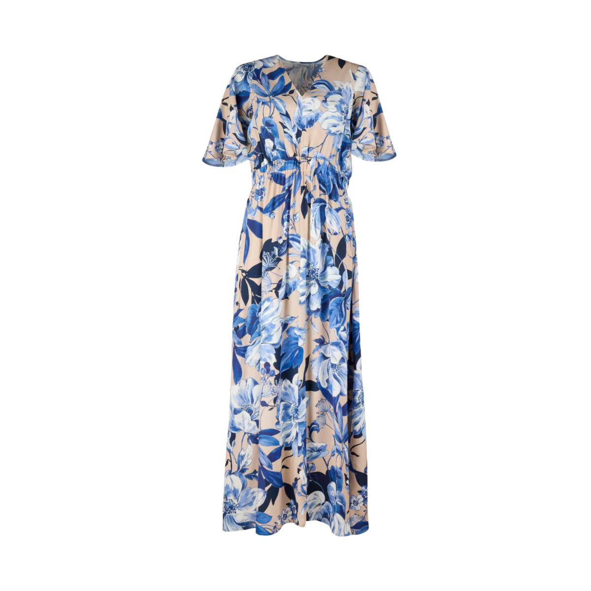 Leonora Dress - 151 Blue Pattern