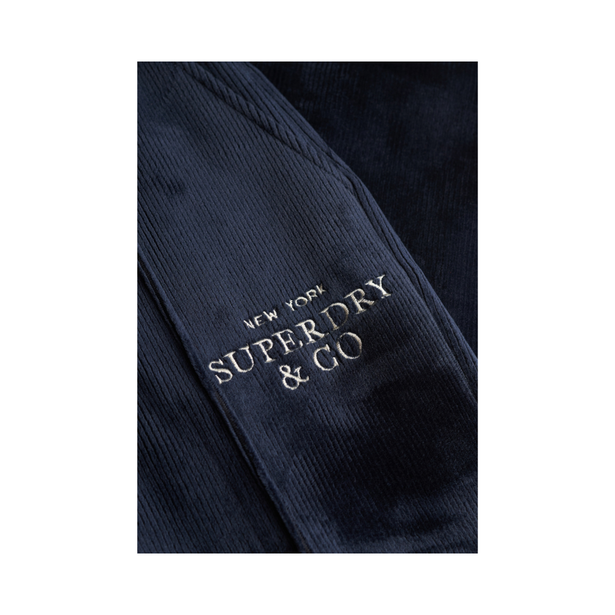 Drop Needle Velour Jogger - 49P Darkest Navy