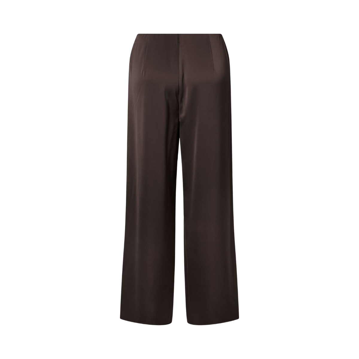 YASPella Wide Pants - Chocolate brown